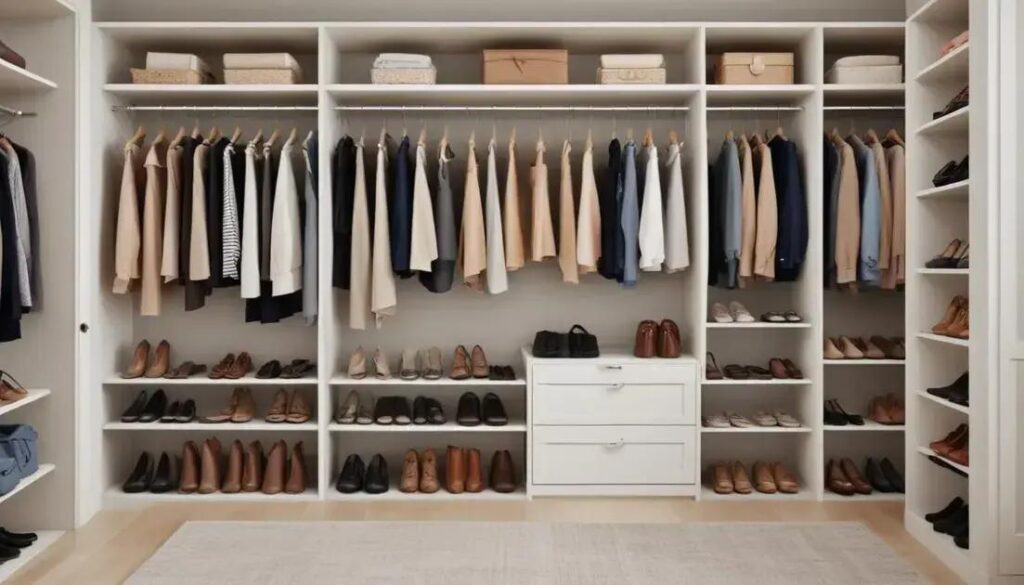 Organização de guarda-roupa otimizada: transforme seu espaço com dicas práticas