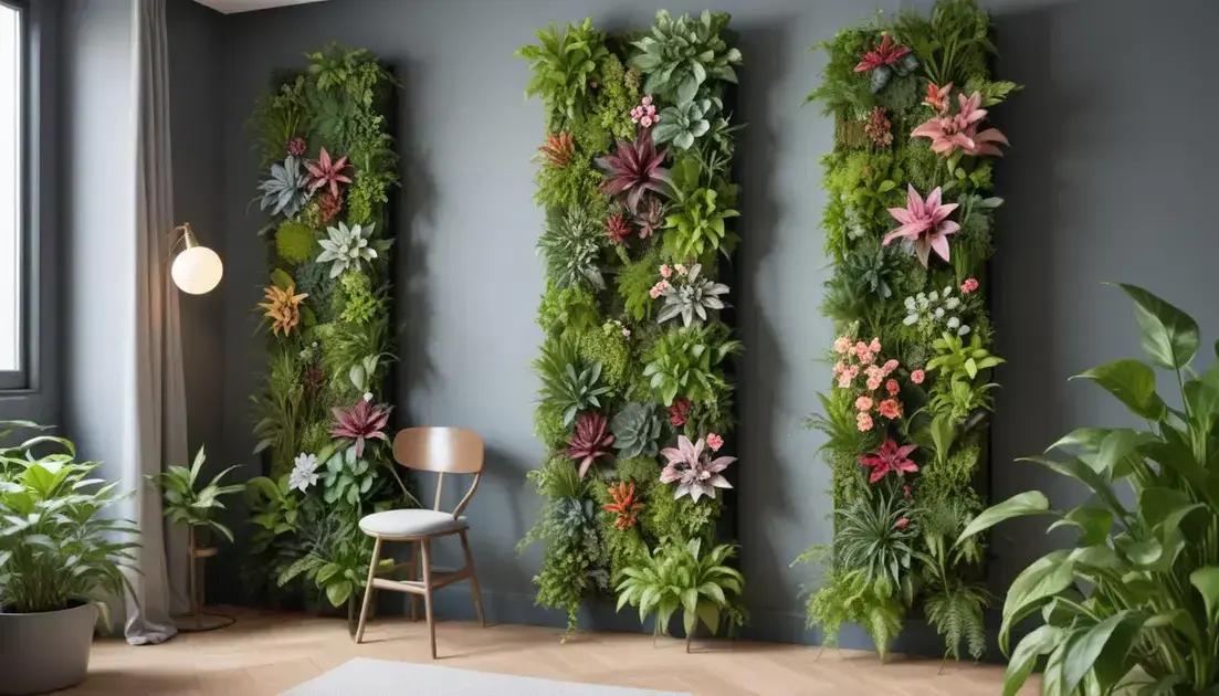 Vantagens de ter um jardim vertical em apartamentos