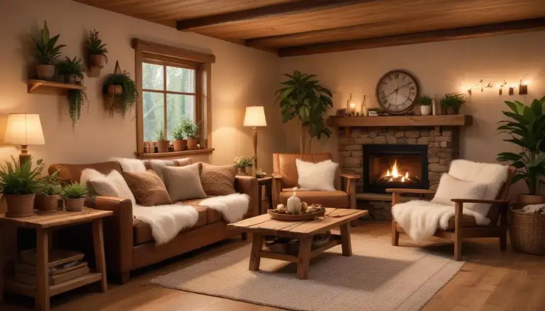 Decoração rústica para sala: transforme seu ambiente de forma charmosa