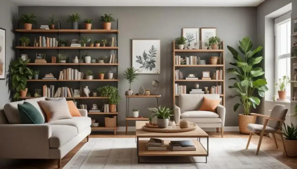 Prateleiras decorativas para sala: como escolher e arrumar com estilo