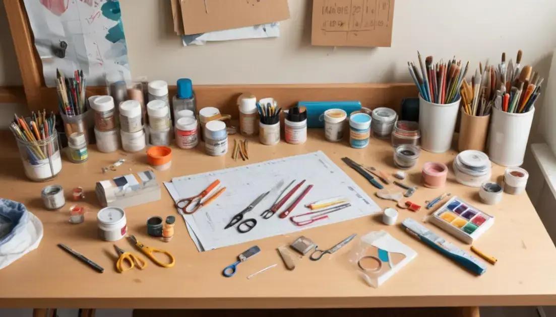 Materiais essenciais para projetos de DIY Materiais essenciais para projetos de DIY