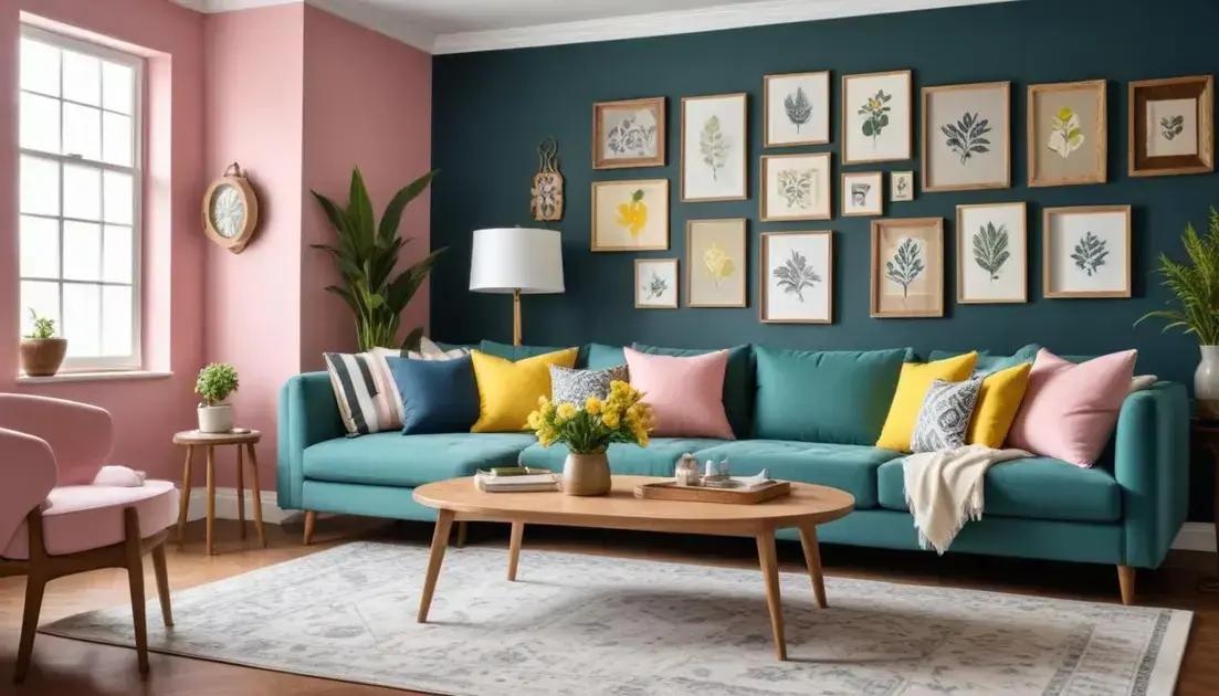 Combinações de cores para ambientes diversos