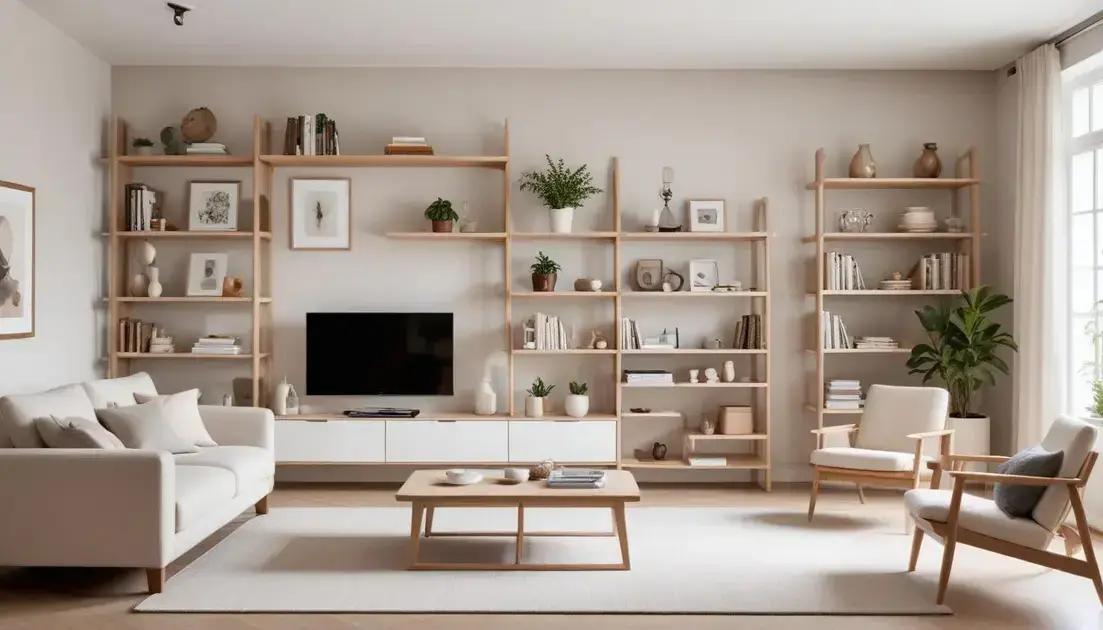 Móveis que maximizam o espaço e conforto