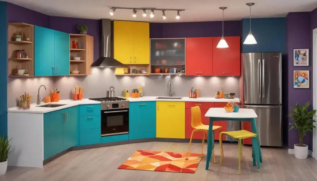 Como planejar uma cozinha compacta eficiente