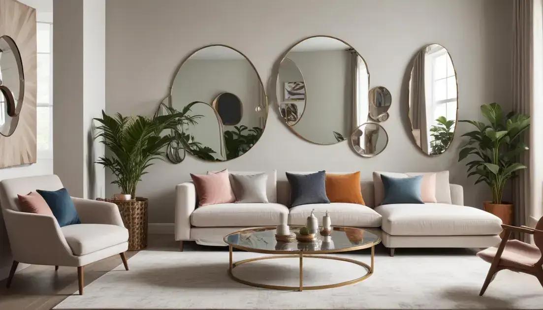 Tendências em espelhos decorativos para 2025