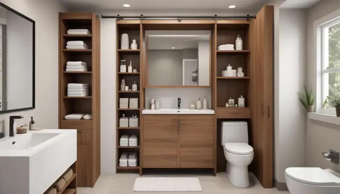 Como maximizar o espaço no banheiro