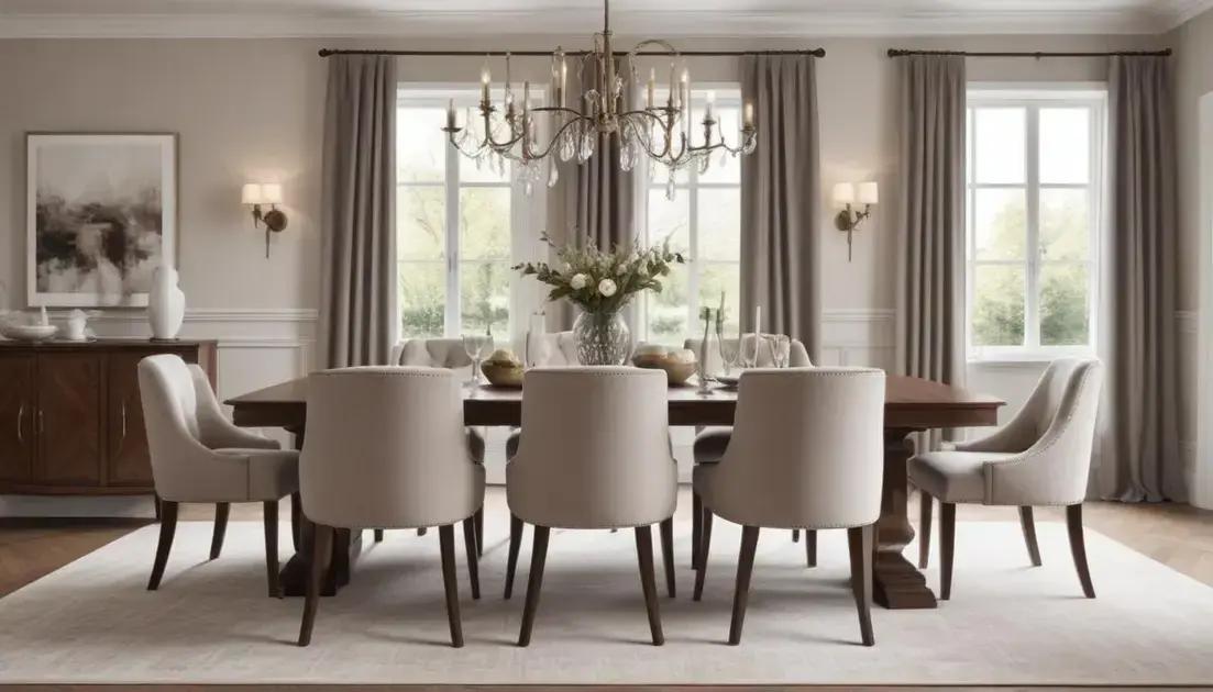 Cadeiras para sala de jantar: como escolher a perfeita para seu espaço