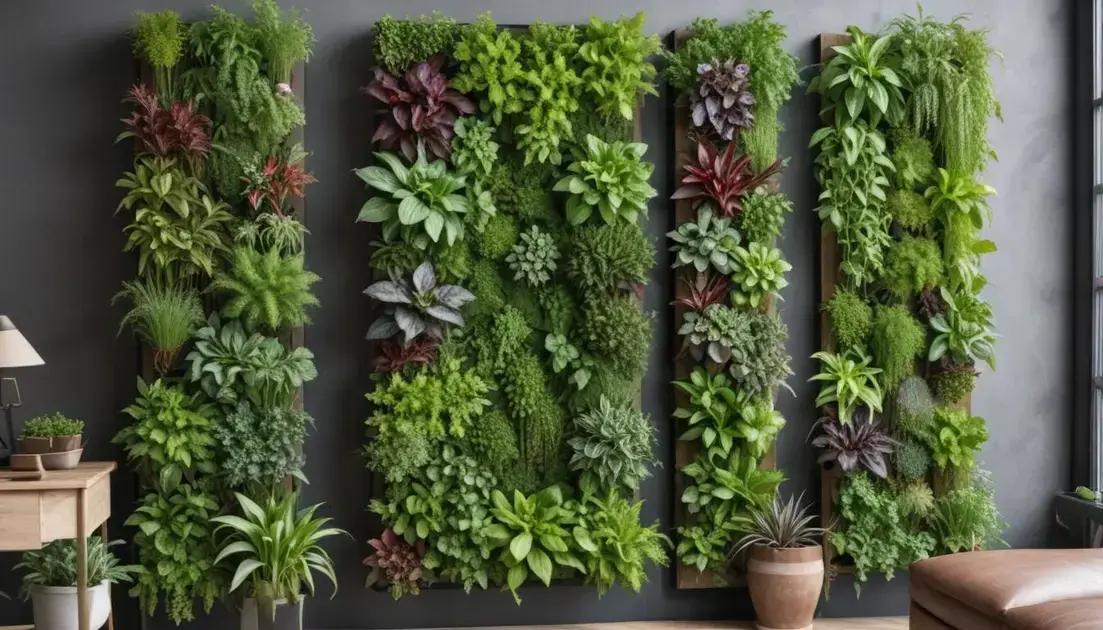 Vantagens de ter uma horta vertical em casa Vantagens de ter uma horta vertical em casa