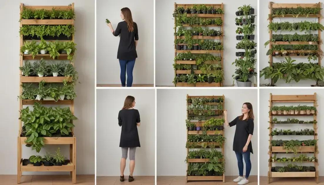 Passo a passo para montar sua horta vertical Passo a passo para montar sua horta vertical