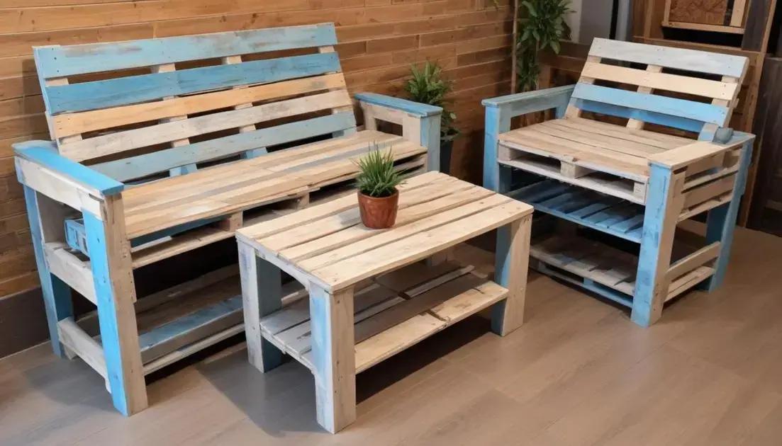 Como fazer móveis de paletes: dicas criativas e práticas para sua casa