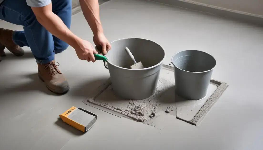 Dicas práticas para aplicar cimento em casa