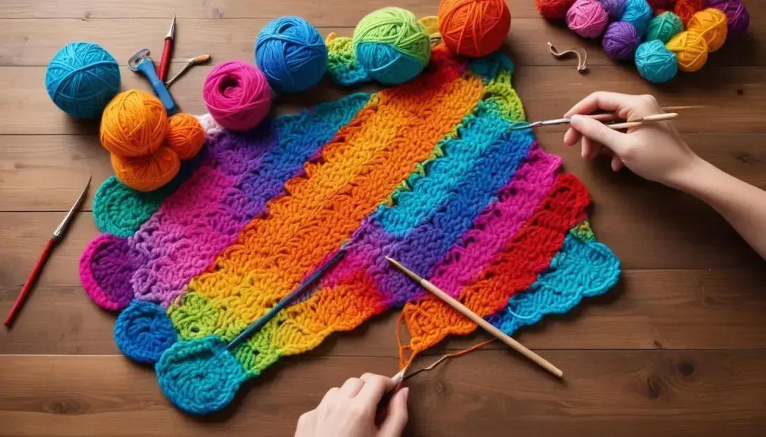 Como fazer um tapete de crochê e transformar sua casa