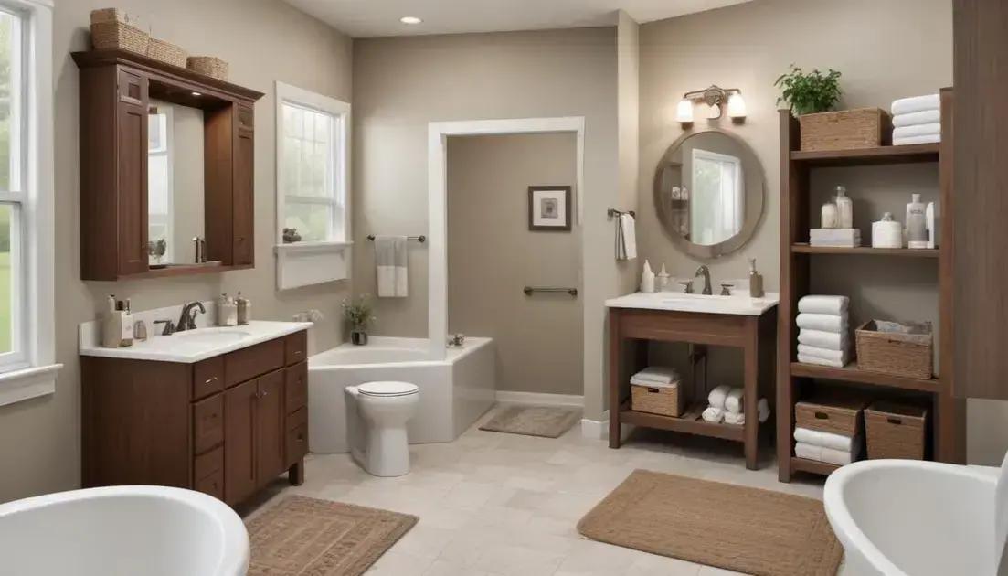 Erros comuns a evitar na decoração de banheiro DIY