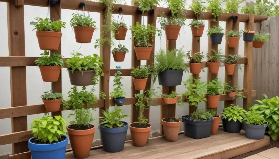 Materiais essenciais para projetos DIY de jardim vertical