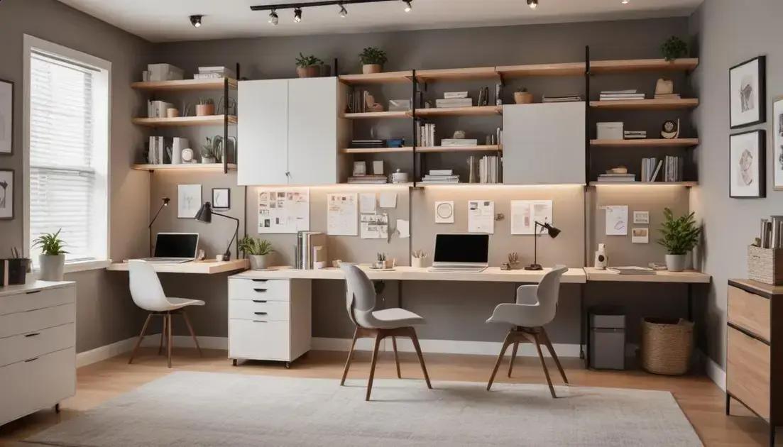 Dicas para otimizar o espaço do home office Dicas para otimizar o espaço do home office