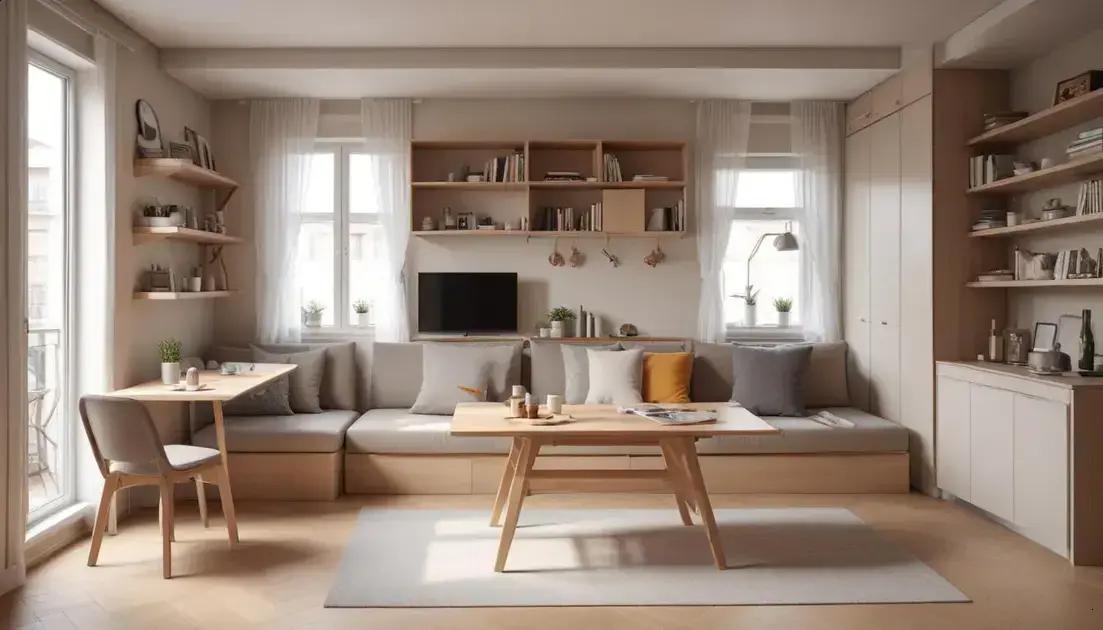 Móveis multifuncionais para espaços pequenos: 12 soluções criativas e rápidas