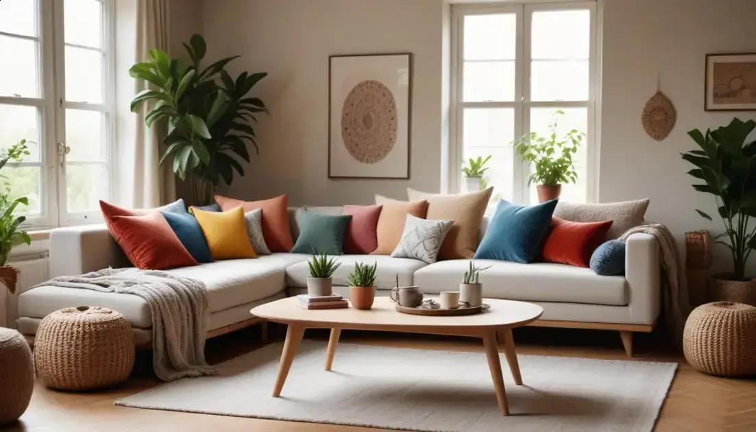 Decoração com almofadas: transforme sua sala hoje com truques fáceis