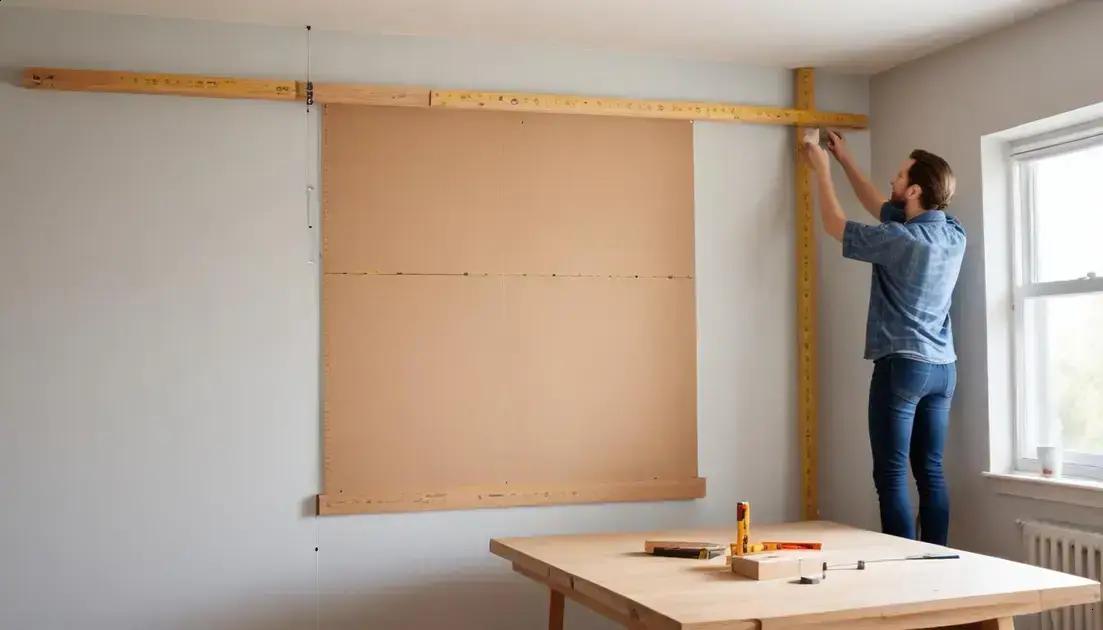 Como medir e planejar a prateleira suspensa