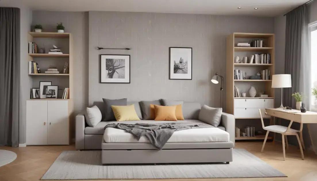 Móveis e decoração sem furos: opções temporárias e multifuncionais