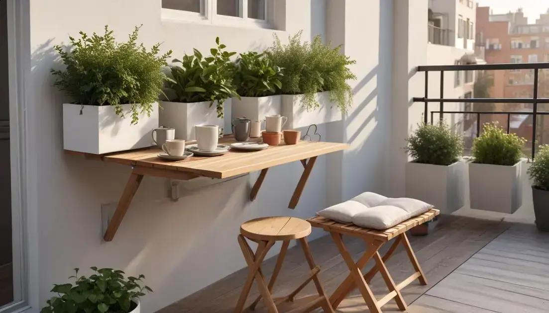 Móveis multifuncionais e dobráveis: ganho de espaço sem perder conforto