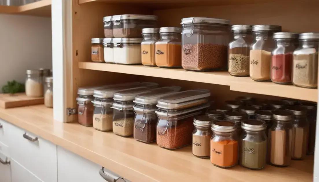 Organização de armários de cozinha: 10 truques rápidos para transformar