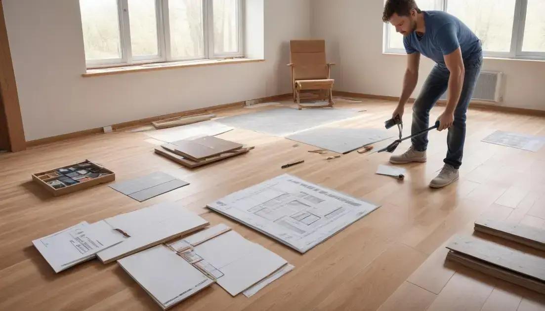 Instalação, custos e prazos: o que planejar antes de trocar o piso