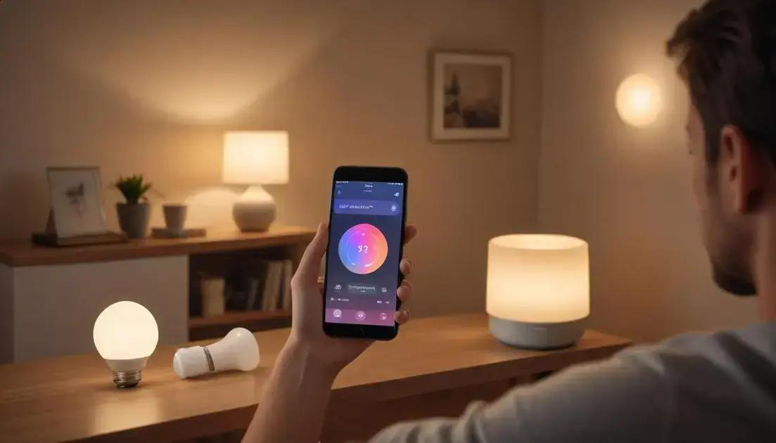 principais recursos: conectividade, controle de voz e cenas