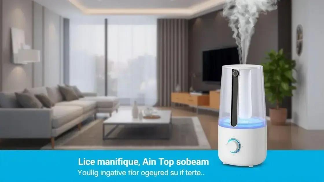 Melhores humidificadores 2025: descubra os mais eficazes e acessíveis