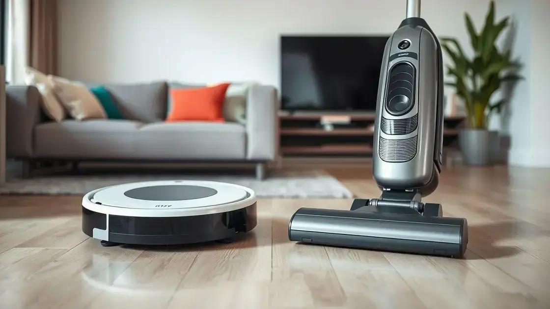 Aspirador de pó robô vs vertical: qual vale mais a pena em 2025?
