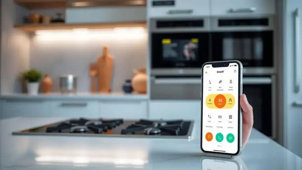 Fogão inteligente com controle por aplicativo: a nova geração na cozinha