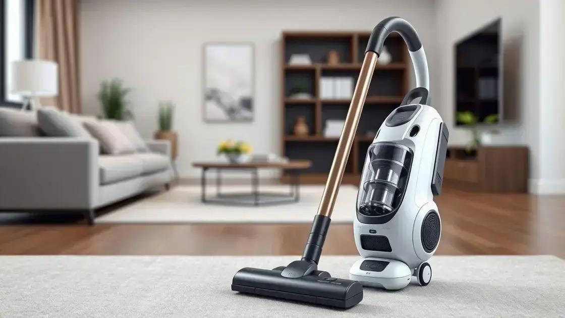 Aspirador de pó potente e silencioso para casa: 5 dicas essenciais