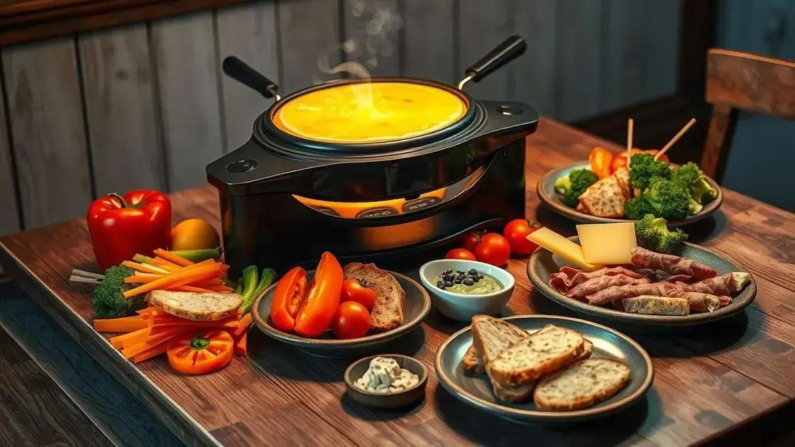 Assadeira elétrica para fondue e raclette: a solução perfeita para sua festa