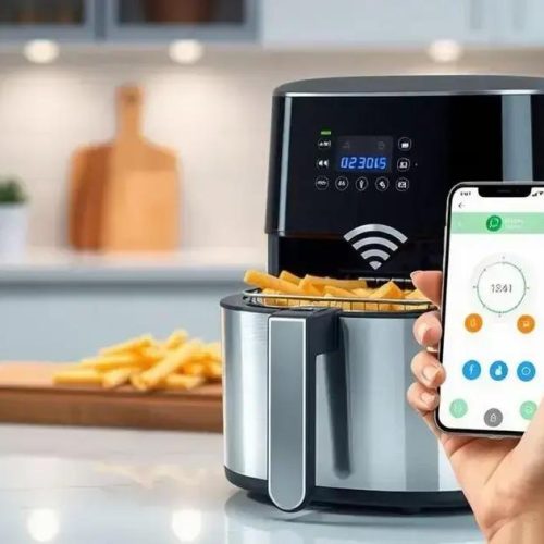 Fritadeira elétrica com Wi-Fi e controle por app: facilite sua cozinha